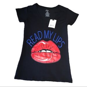 “Read My Lips” Cotton T-Shirt